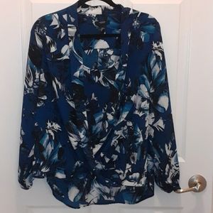 Alfani Abstract Print Blouse